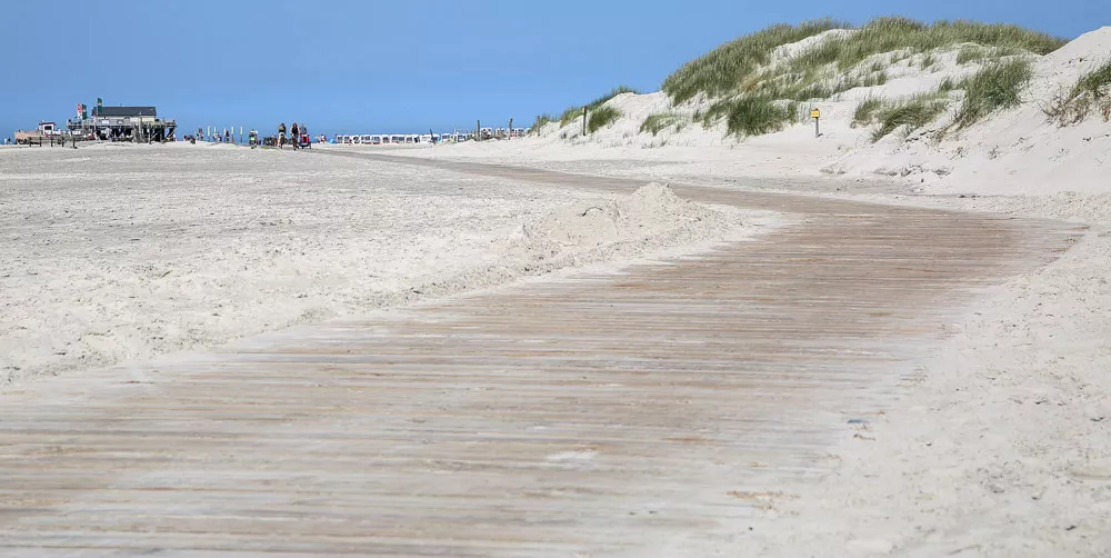 Zugang zum Strand in St. Peter-Ording für einen entspannten Strandurlaub