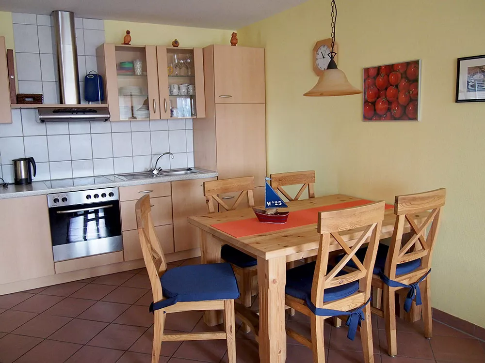 Küche Ferienwohnung 5 mit Essplatz