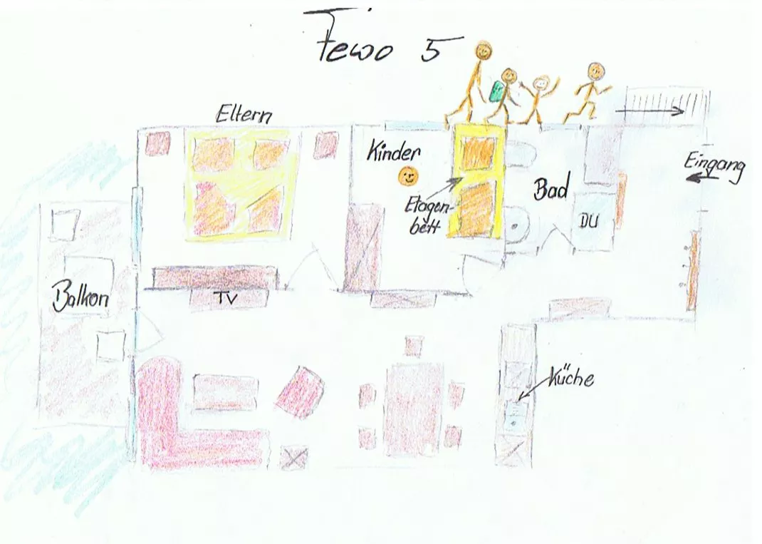 Grundriss Ferienwohnung 5 St. Peter-Ording